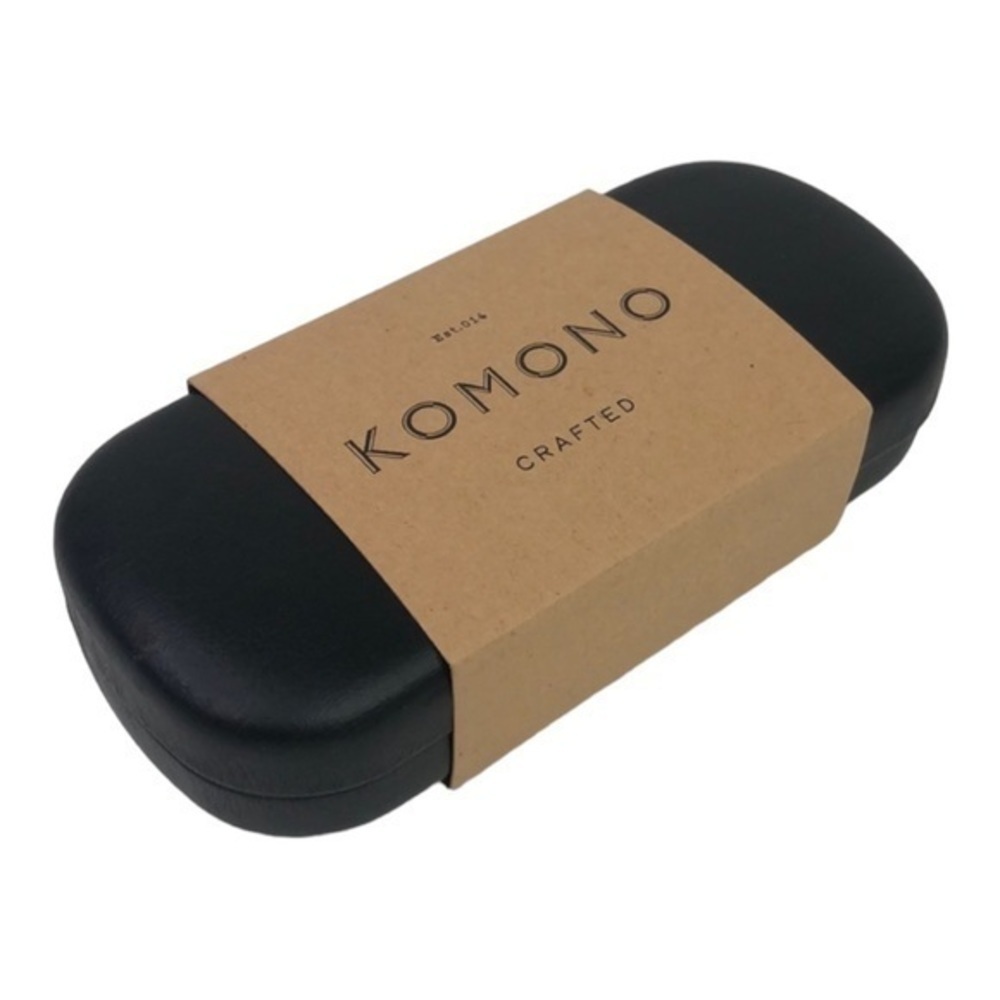 NEW Komono Allen Sunglasses glossy black square wayfarer style - Picture 8 of 8